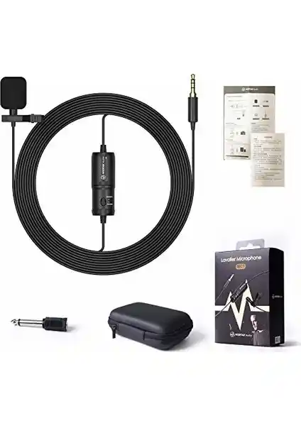 Mirfak Audio MC1 Yaka Mikrofonu: Yüksek Ses Kalitesi ve Geniş Uyumluluk