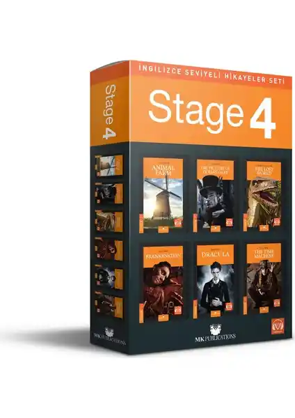 MK Publications İngilizce Hikaye Seti Stage 4: Orta Seviye Öğrenciler İçin Gelişmiş Okuma ve Dinleme Kaynağı