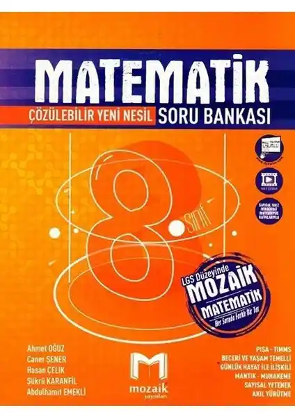 Mozaik Yayınları 8. Sınıf Matematik Soru Bankası Güncel ve Kapsamlı Kaynak