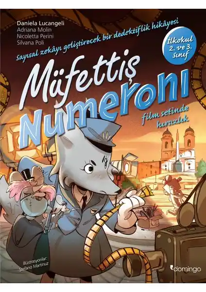 Müfettiş Numeroni 1: Film Setinde Hırsızlık Çocuklar İçin Eğitici ve Eğlenceli Çizgi Roman