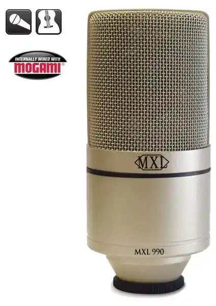 MXL 990 Kondensör Mikrofonu: Ev Stüdyoları ve Profesyonel Kayıtlar İçin Uygun Çözüm