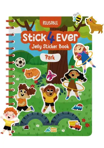 Neobebek STICK4EVER Park Sticker Kitabı Çocuklar İçin Eğitici ve Dayanıklı Yapışkanlık Deneyimi