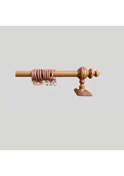 Orlenda Meşe Raysız ve İzen Ahşap Rustik Perde Askısı Karşılaştırması