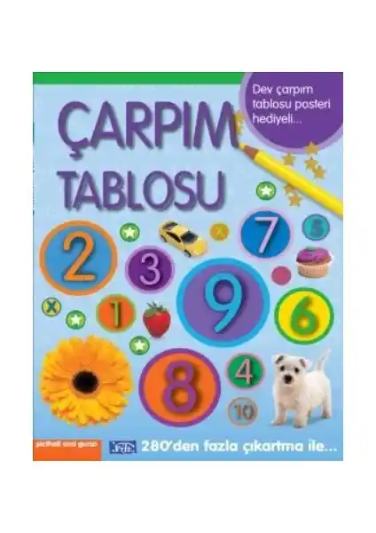 Parıltı Yayınları Çarpım Tablosu Pıtchall Gunzıe Eğlenceli Öğretici Çocuk Eğitim Kitabı