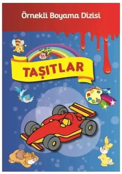 Parıltı Yayınları Taşıtlar Boyama Kitabı Çocuklar İçin Eğitici ve Eğlenceli Etkinlikler