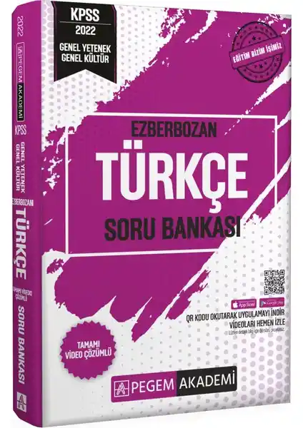Pegem Akademi 2022 Genel Yetenek ve Genel Kültür Soru Bankası İncelemesi ve Kullanıcı Yorumları