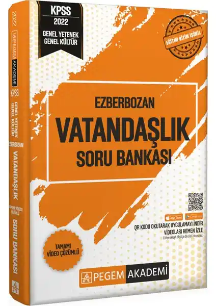 Pegem Akademi 2022 Vatandaşlık Soru Bankası Detaylı İnceleme ve Değerlendirme