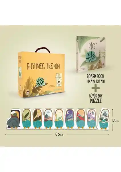 Pigi ile Büyümek Trenim: Okul Öncesi Çocuklar İçin Eğitici ve Eğlenceli Kitap Serisi