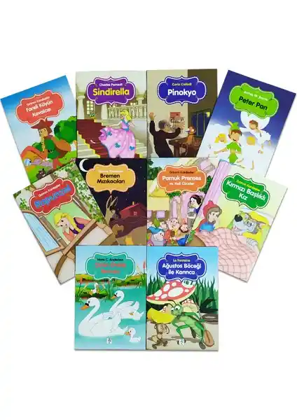 Renkli Dünya Çocuk Masalları Seti: 3-5 Yaş Çocuklar İçin Eğitici ve Eğlenceli Kitaplar