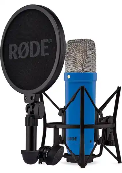 Rode NT1 Signature Cobalt Profesyonel Stüdyo Kondansatör Mikrofonu