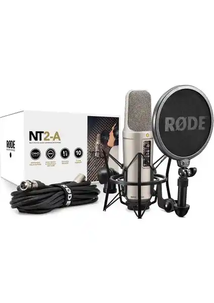 Rode NT2-A Mikrofonu Profesyonel Ses Kayıtları İçin Üstün Kalite ve Çok Yönlü Özellikler
