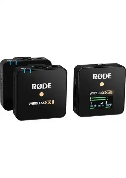 Rode Wireless GO II Kablosuz Mikrofon Sistemi: Profesyonel Ses Kaydı ve İletimi
