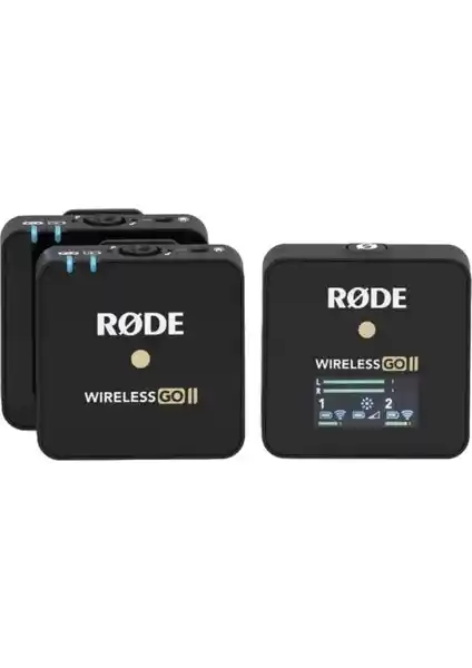 Rode Wireless Go II Kablosuz Mikrofon Sistemi: Profesyonel ve Kullanıcı Dostu Ses Çözümü