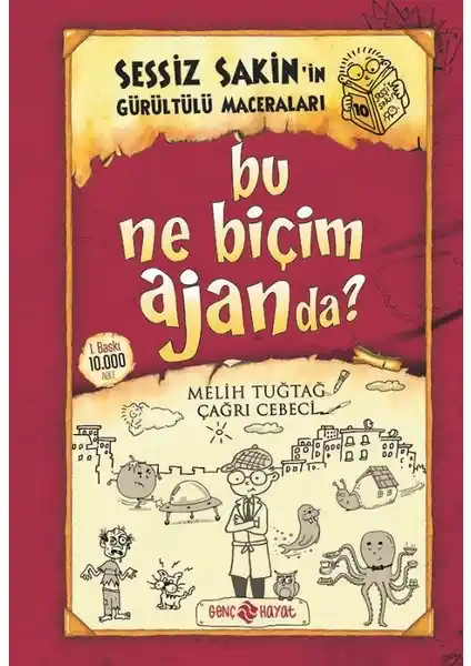 Sessiz Sakin’in Gürültülü Maceraları-10: Dayanıklı ve Yaratıcı Ciltli Ajanda, Macera Dolu Hikâyelerle Dolu