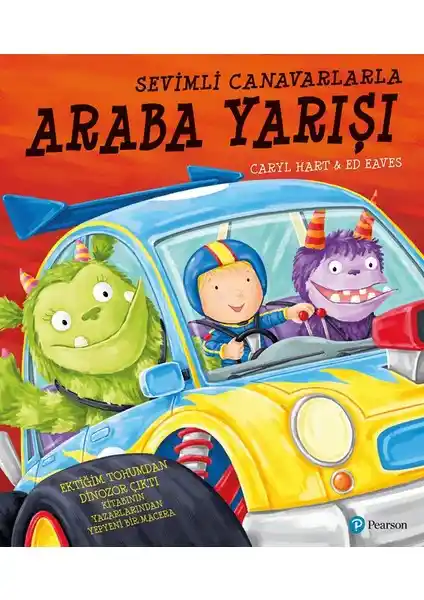 Sevimli Canavarlarla Araba Yarışı: Eğlenceli ve Eğitici Çocuk Kitapları Serisi