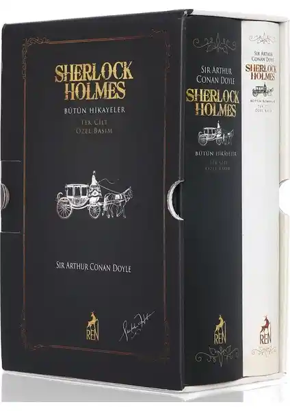 Sherlock Holmes Bütün Eserleri Ciltli Set: Modern Okurlar İçin Klasik Dedektif Hikayeleri