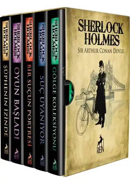 Sherlock Holmes Serisi: Suç ve Zeka Temalı Türkçe Koleksiyon Seti Detayları