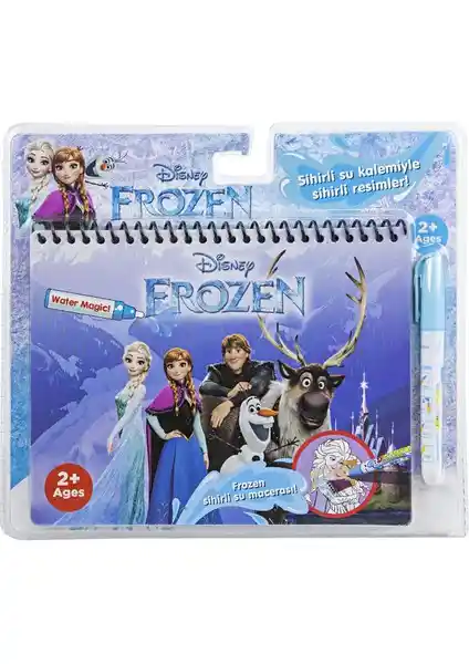 Sihirli Sulu Boyama Kitabı Disney Frozen Karlar Ülkesi Çocuklar İçin Eğlenceli ve Eğitici