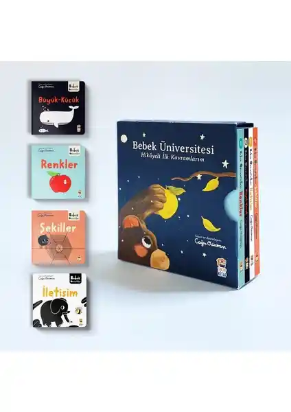 Sincap Kitap Bebek Üniversitesi Seti 1: Eğitici ve Renkli Bebek Kitaplarıyla Erken Gelişim