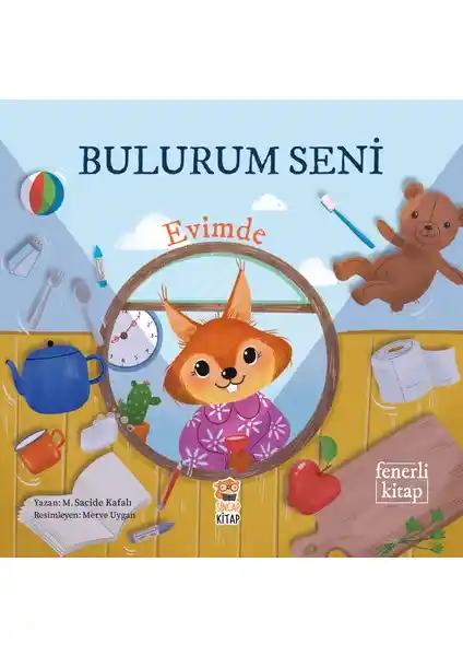 Sincap Kitap Bulurum Seni Evimde Fenerli Çocuk Kitabı Renkli ve Etkileşimli Eğitim Materyali