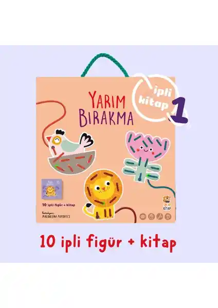 Sincap Kitap Yarım Bırakma İpli Figürler ve Kitap Çocukların Motor ve Dikkat Gelişimine Uygun