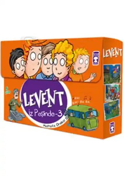 Timaş Çocuk Levent İz Peşinde 3 Set - Eğlenceli ve Öğretici Çocuk Kitapları Serisi