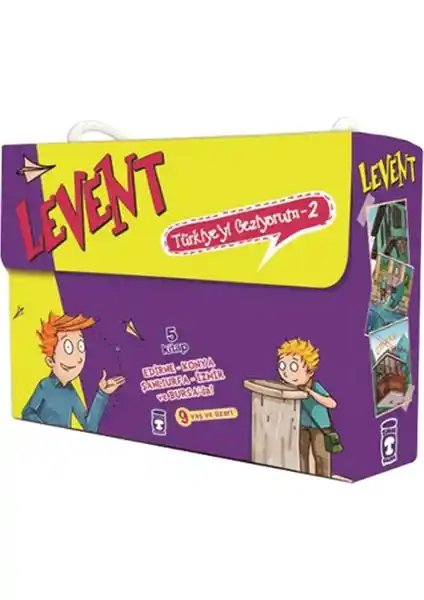 Timaş Çocuk Levent Türkiye'yi Geziyor 2 Set: Eğlenceli ve Öğretici Kitap Serisi