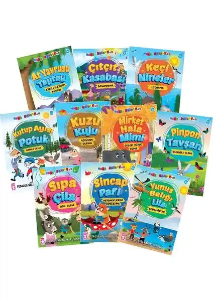 Timaş Mini Masallar Serisi Çocuklar İçin Eğitici ve Eğlenceli Hikaye Koleksiyonu