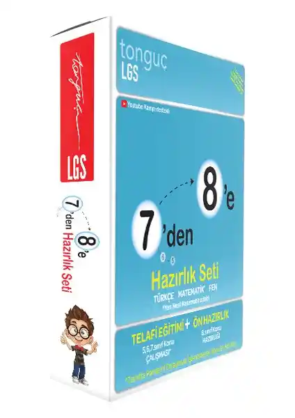 Tonguç Akademi 7'den 8'e Hazırlık Seti: Türkçe ve Matematikte Güçlü Temel Sağlayan Eğitim Paketi