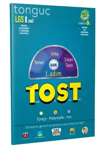 Tonguç Akademi Tost 1. A<dı>m: Güncel ve Detaylı Sınava Hazırlık Soru Bankası