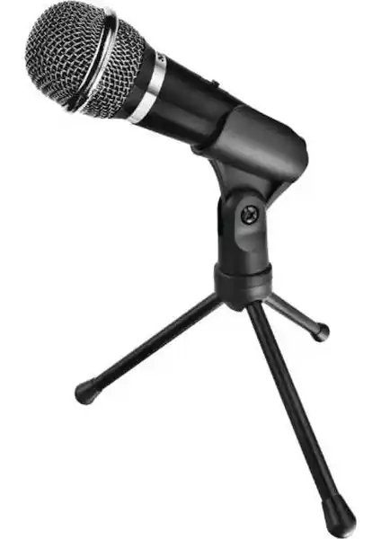 Trust 21671 Starzz Masaüstü Mikrofon Tripod ile Profesyonel Ses Kalitesi ve Kullanım Kolaylığı