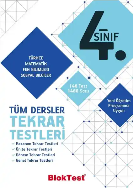 Tudem Yayın Grubu'nun 4. Sınıf Tüm Dersler Tekrar Testi İyi Bir Öğrenme Kaynağı