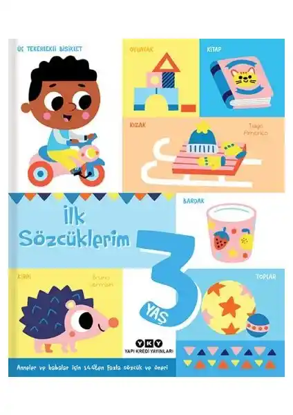 Yapı Kredi Yayınları İlk Sözcüklerim 3 Yaş Çocuklar İçin Dil Gelişimi Destekleyici Kitap