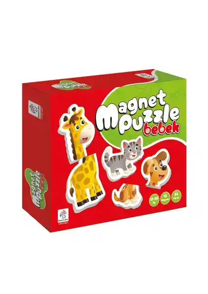 Yükselen Zeka İlk Magnet Puzzle 12 Parça Çocuklar İçin Eğitici ve Eğlenceli Oyuncak