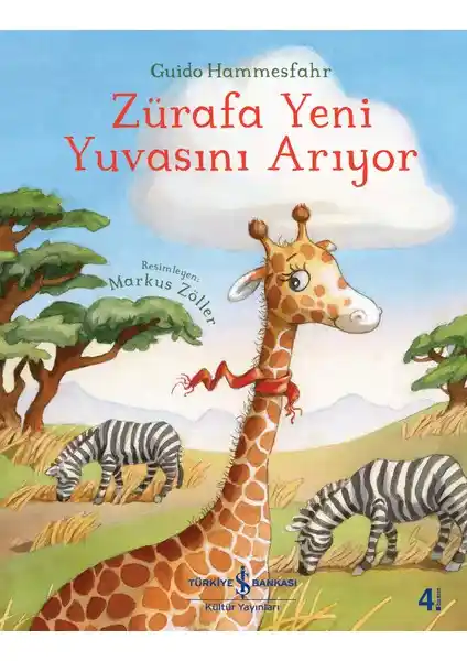 Zürafa Yeni Yuvasını Arıyor: Çocuklar İçin Öğretici ve Eğlenceli Hikaye Kitabı