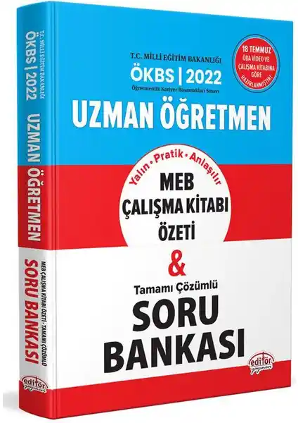 2022 Yılı Uzman Öğretmen MEB Çalışma Kitabı ve Çözümlü Soru Bankası İnceleme ve Değerlendirme