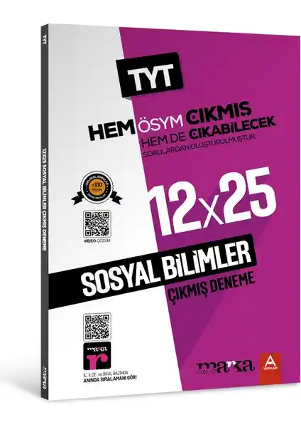 2024 TYT Sosyal Bilimler Deneme Sınavları Seti Marka Yayınları Güncel ve Kapsamlı