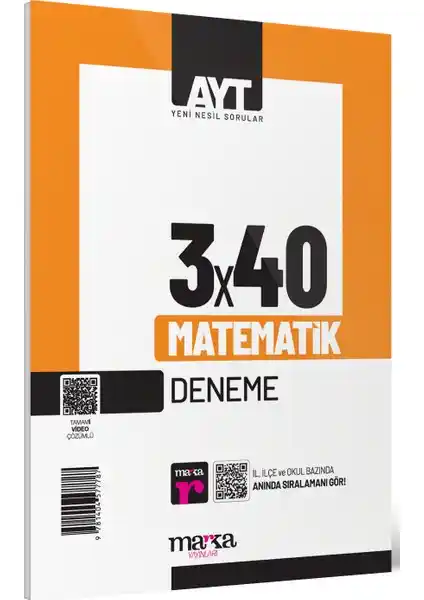 2025 AYT Matematik 3x40 Deneme Kitabı İncelemesi ve Kullanıcı Yorumları