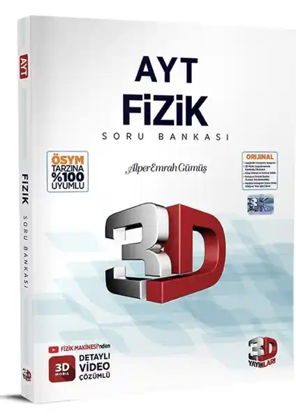 3D Yayınları AYT Fizik Soru Bankası Ürün Özellikleri ve Sınava Hazırlık Rehberi