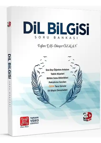 3D Yayınları TYT Dil Bilgisi Soru Bankası Video Çözümlü Güncel Müfredat