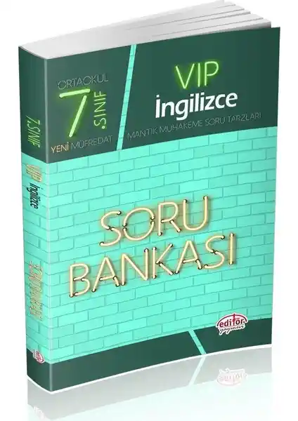 7. Sınıf İngilizce Soru Bankası En Güncel ve Kapsamlı Öğrenci Çalışma Kaynağı