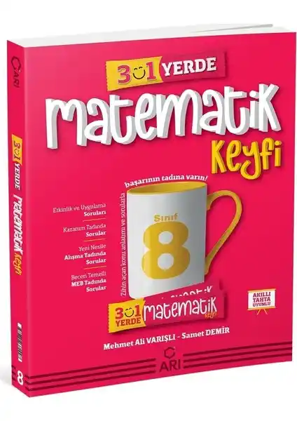 8. Sınıf 3 Bir Yerde Matematik Kitabı Arı Yayıncılık Detaylı İnceleme