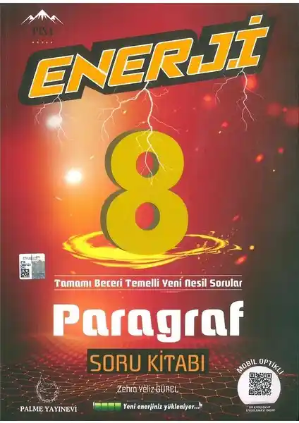 8. Sınıf Enerji Konulu Paragraf Soru Kitabı - Okuma ve Anlama Becerilerini Güçlendirir