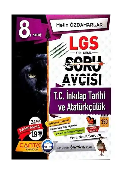 8. Sınıf LGS İnkılap Tarihi ve Atatürkçülük Soru Avcısı Kitabı Detaylı İnceleme ve Değerlendirme