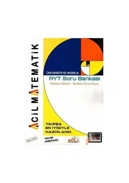 Acil Yayınları AYT Matematik Soru Bankası Mahsum Öztürk ile Etkili Sınav Hazırlığı