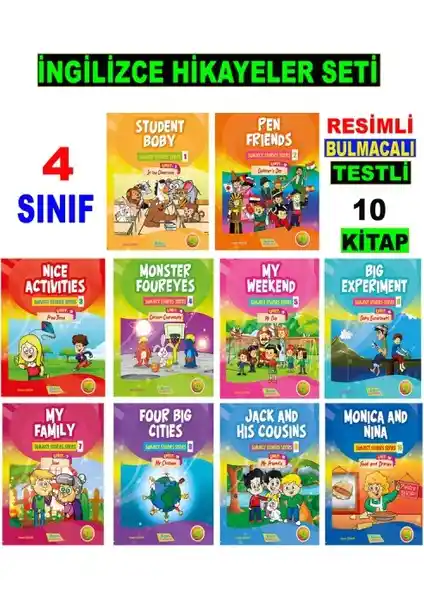 Akılyolu Yayıncılık 4. Sınıf İngilizce Hikayeler Seti Detaylı İnceleme ve Değerlendirme