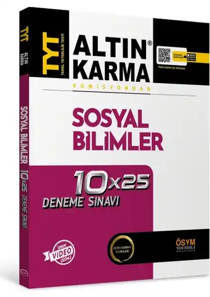 Altın Karma Yayınları 2020 TYT Sosyal Bilimleri Deneme Kitabının Detaylı İncelemesi