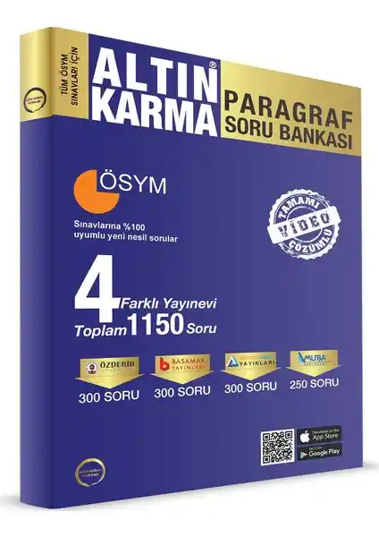 Altın Karma Yayınları 4 Kitap Paragraf Soru Bankası Üzerine Kapsamlı Bir Değerlendirme