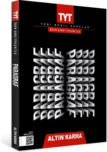 Altın Karma Yayınları TYT Paragraf Soru Bankası: Etkili ve Güncel Sınav Çalışma Kaynağı