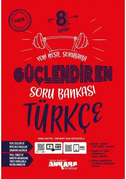 Ankara Yayıncılık 8. Sınıf LGS Güçlendiren Türkçe Soru Bankası Detaylı İnceleme ve Değerlendirme
